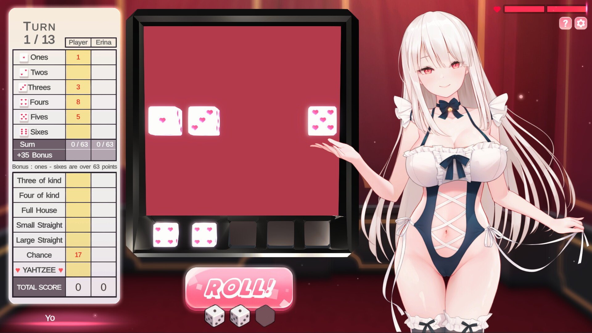 yahtzee girl screenshot 1