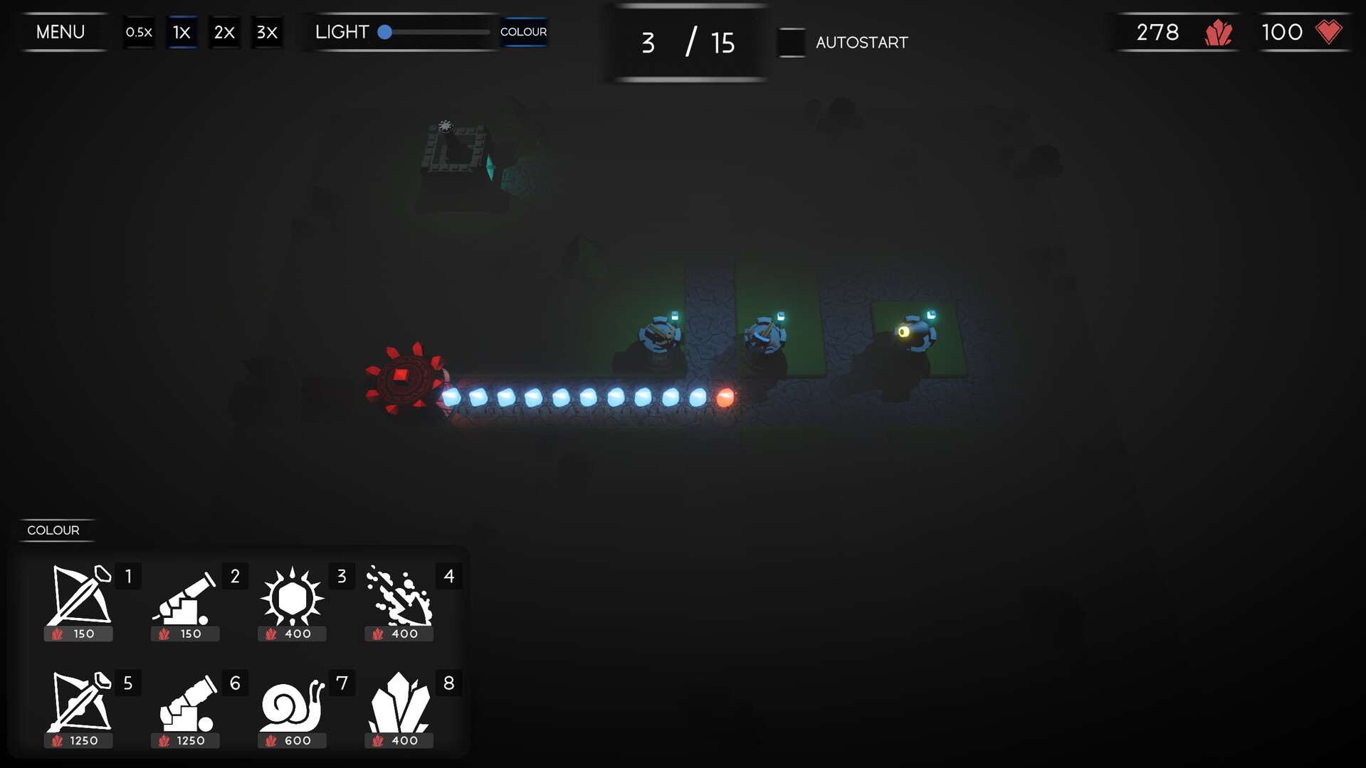 Dark Gem Tower Defense screenshot 2