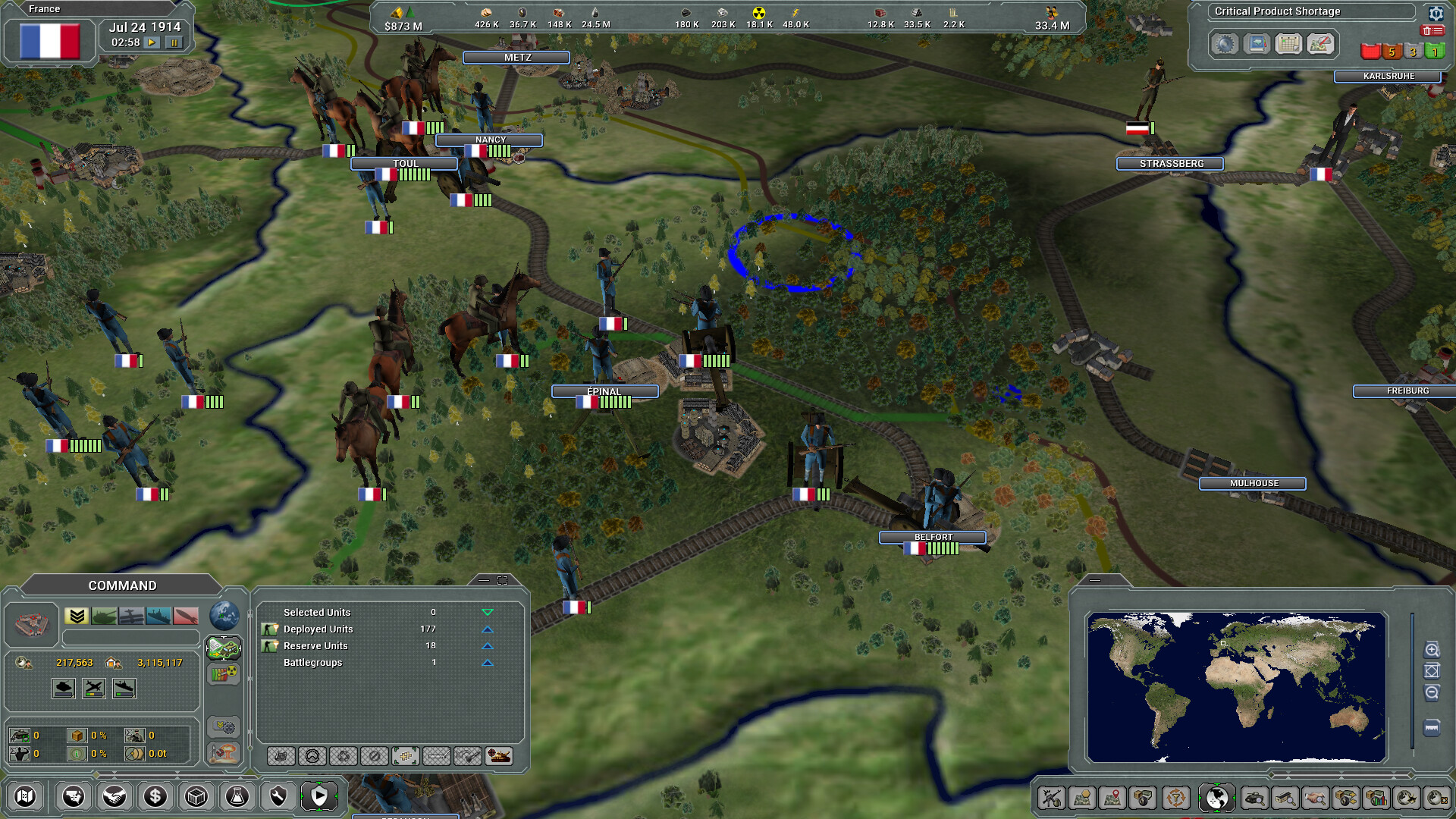 Supreme Ruler The Great War Remastered screenshot 12