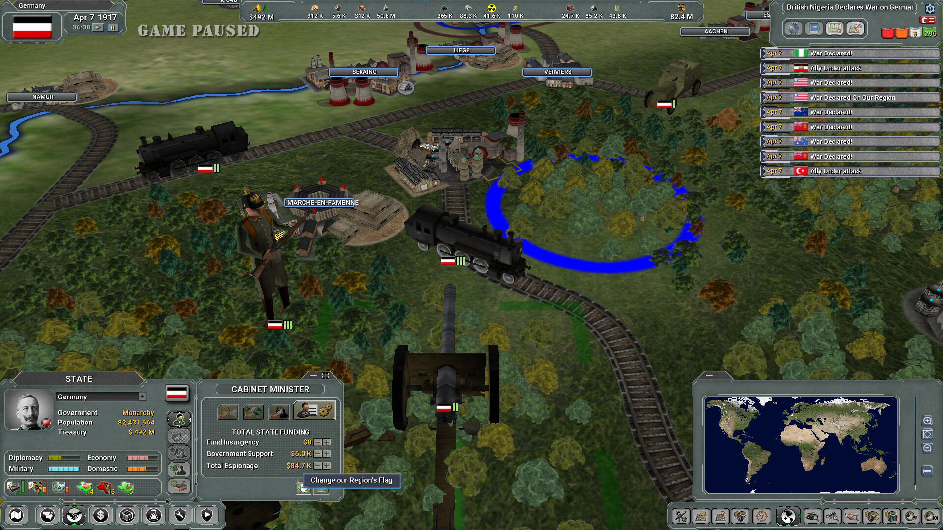 Supreme Ruler The Great War Remastered screenshot 13