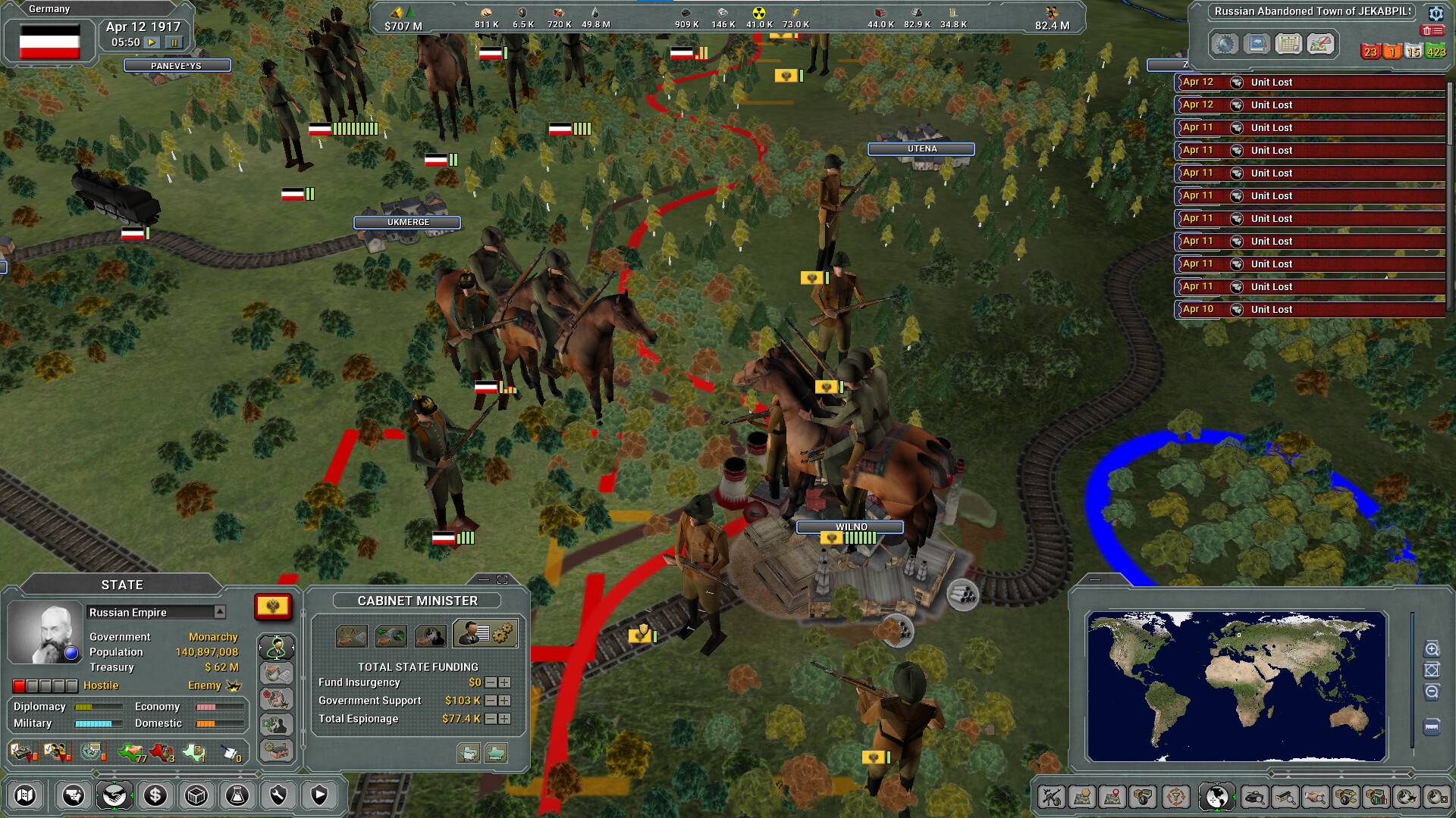 Supreme Ruler The Great War Remastered screenshot 15