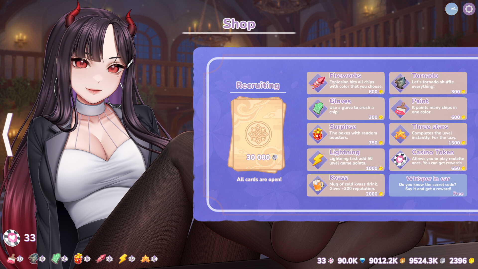Shuffle Waifu Cafe screenshot 8