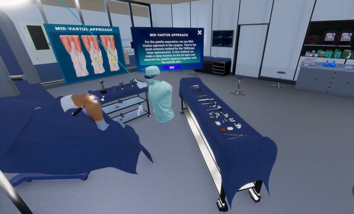 VR TKA Surgery Simulator screenshot 3