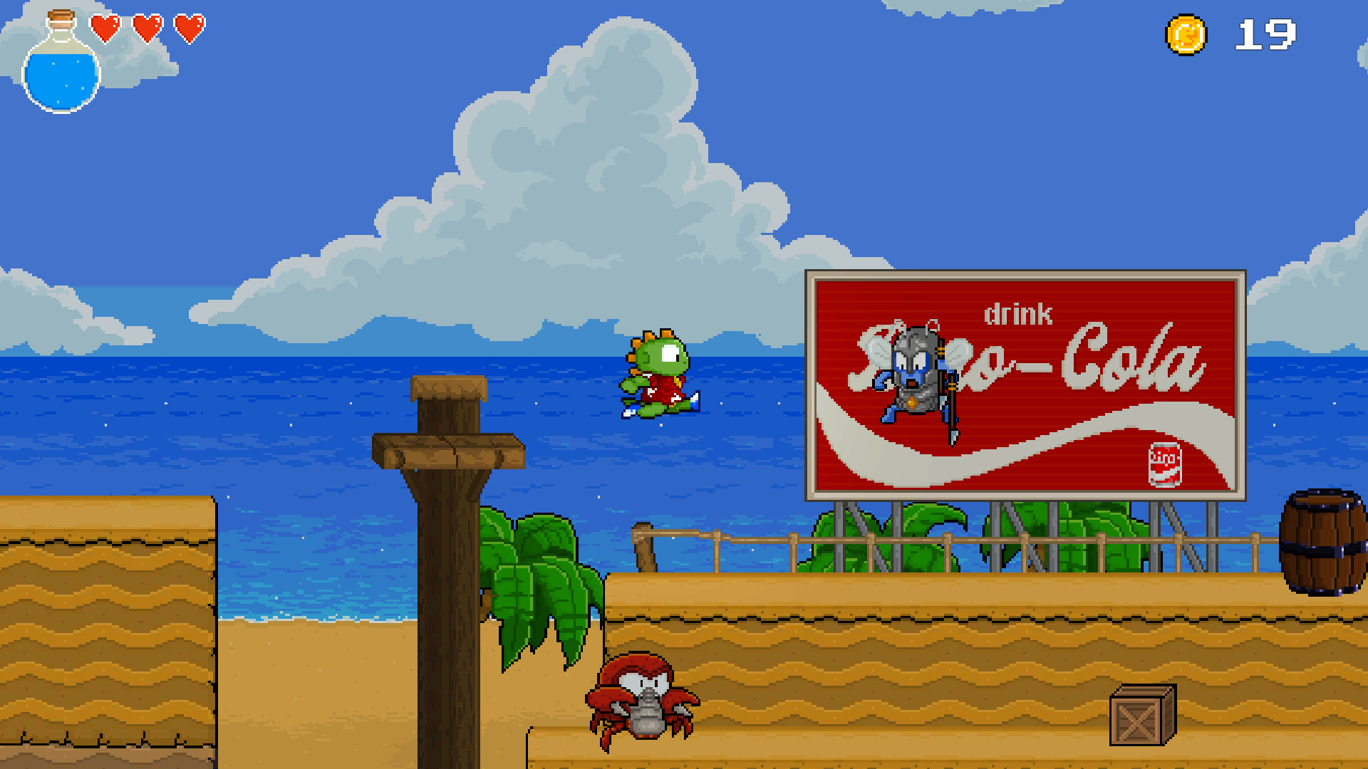 Dinopunk: the Cacops adventure screenshot 1