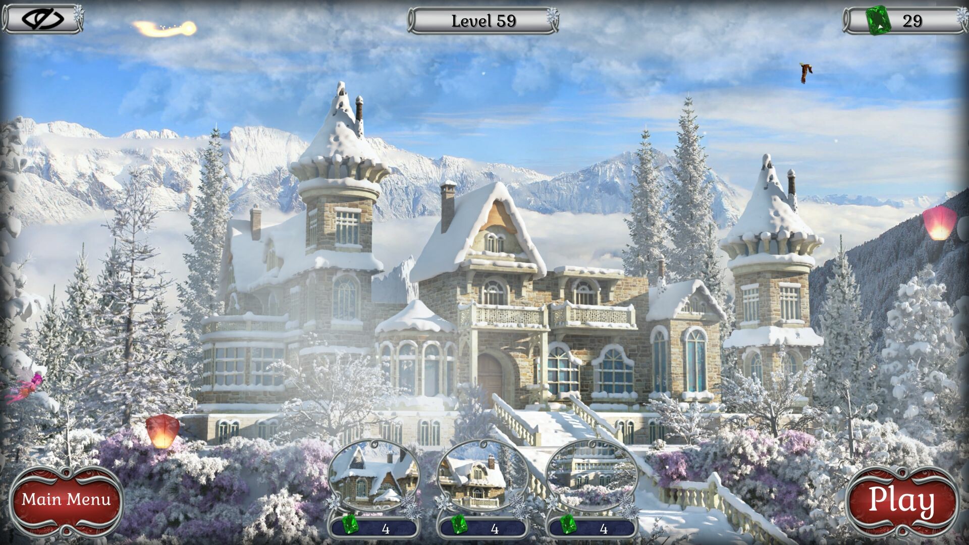 Jewel Match Solitaire Winterscapes 2 - Collector's Edition screenshot 14