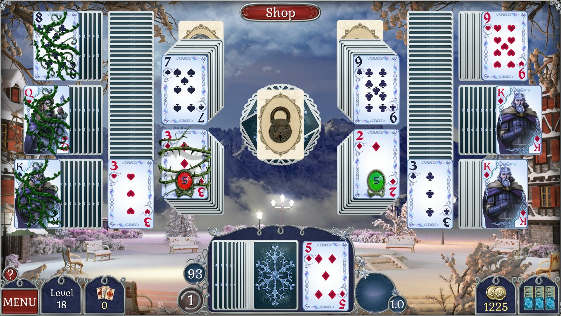 Jewel Match Solitaire Winterscapes 2 - Collector's Edition screenshot 5