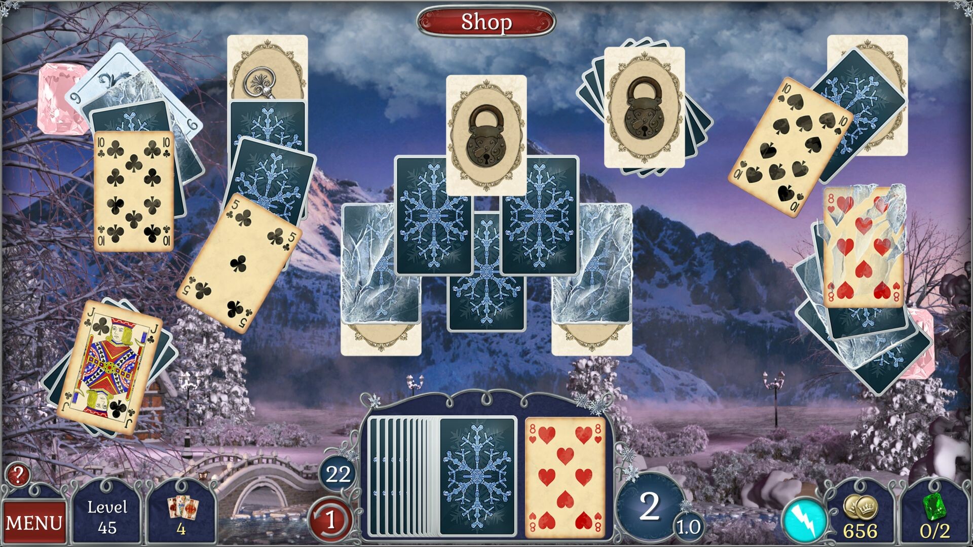 Jewel Match Solitaire Winterscapes 2 - Collector's Edition screenshot 15