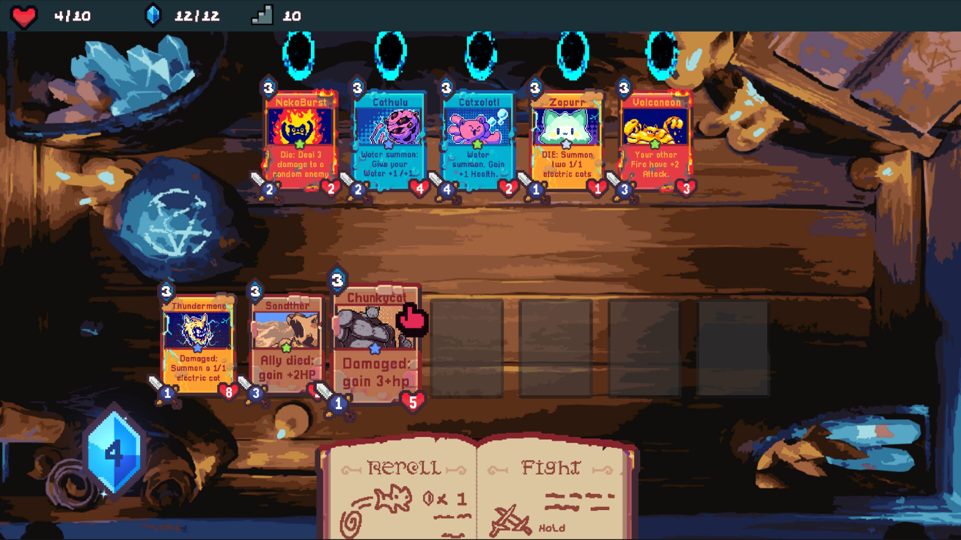 Spellcats: Auto Card Tactics - Prologue screenshot 5