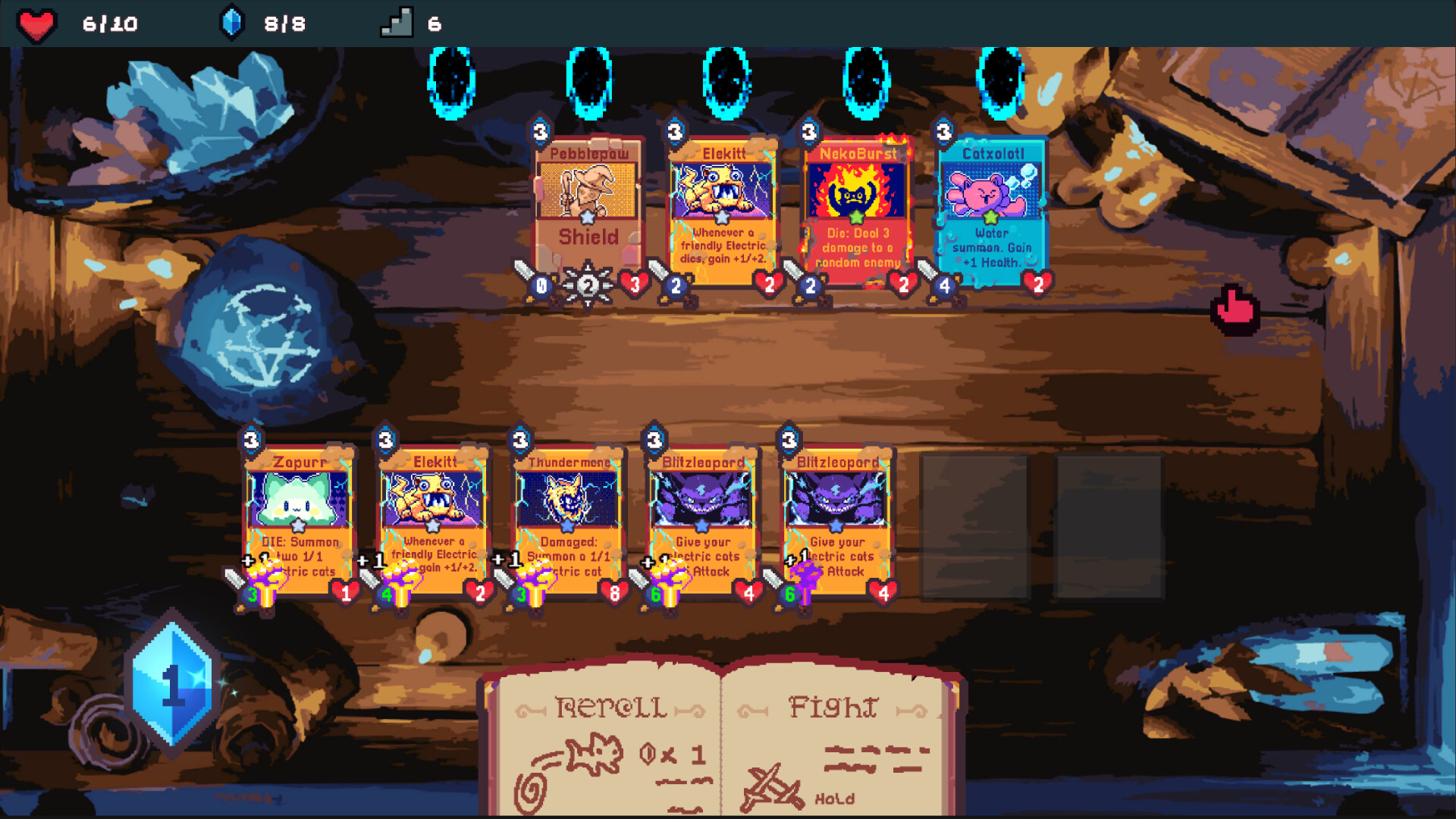 Spellcats: Auto Card Tactics - Prologue screenshot 3