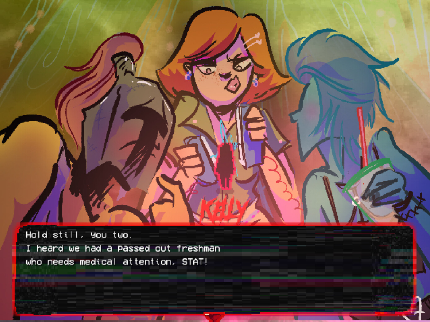 Slasher U: An 18+ Horror Movie Dating Sim, Act 1 screenshot 3