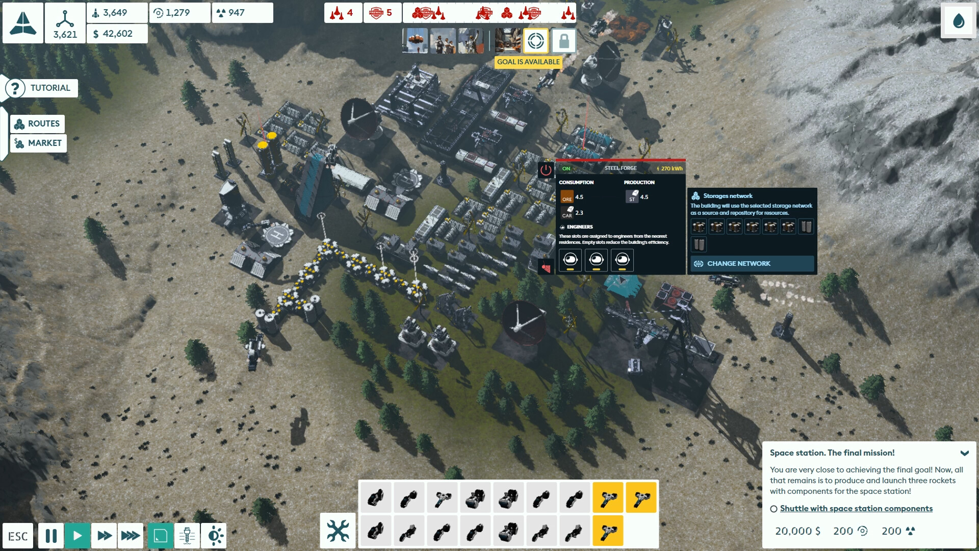 Oasis Mission: Colony Sim screenshot 1