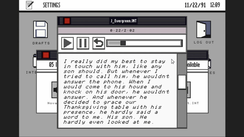 Report on the Death of Robert Evergreen screenshot 1
