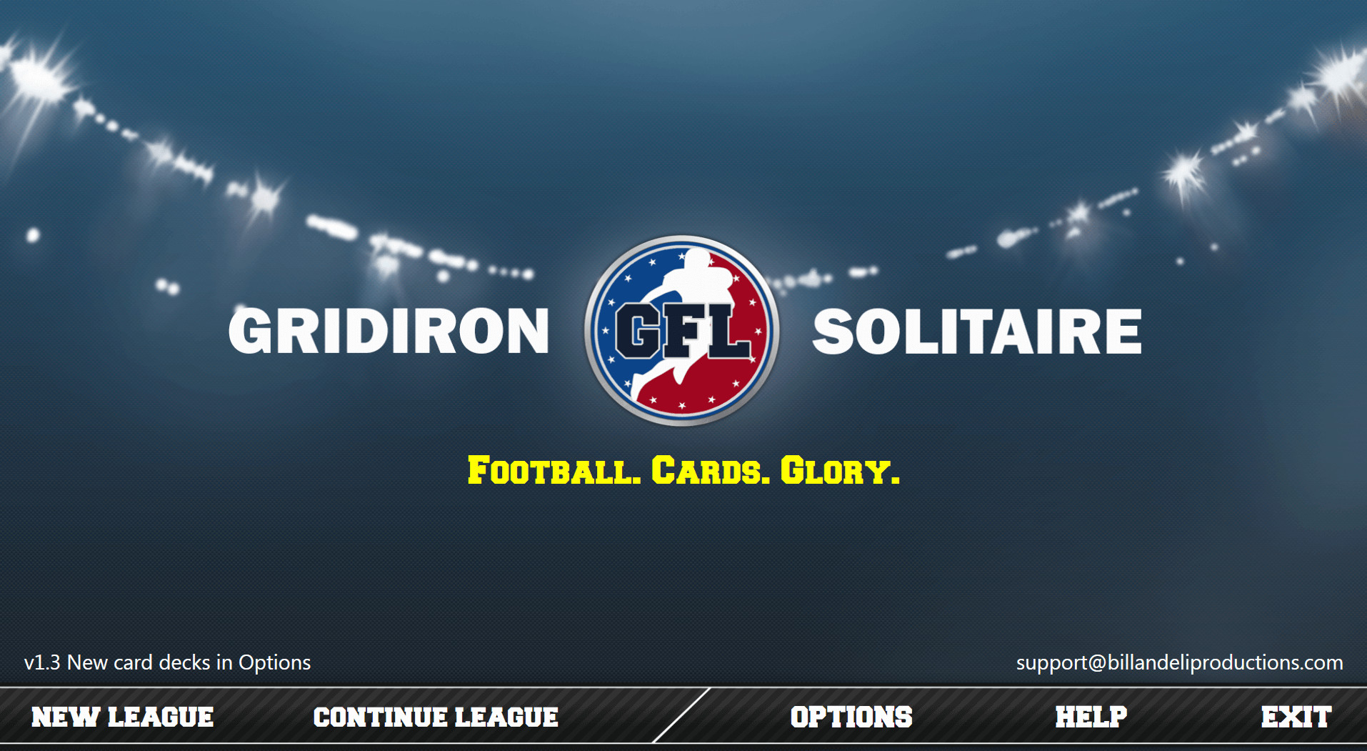 Gridiron Solitaire screenshot 1