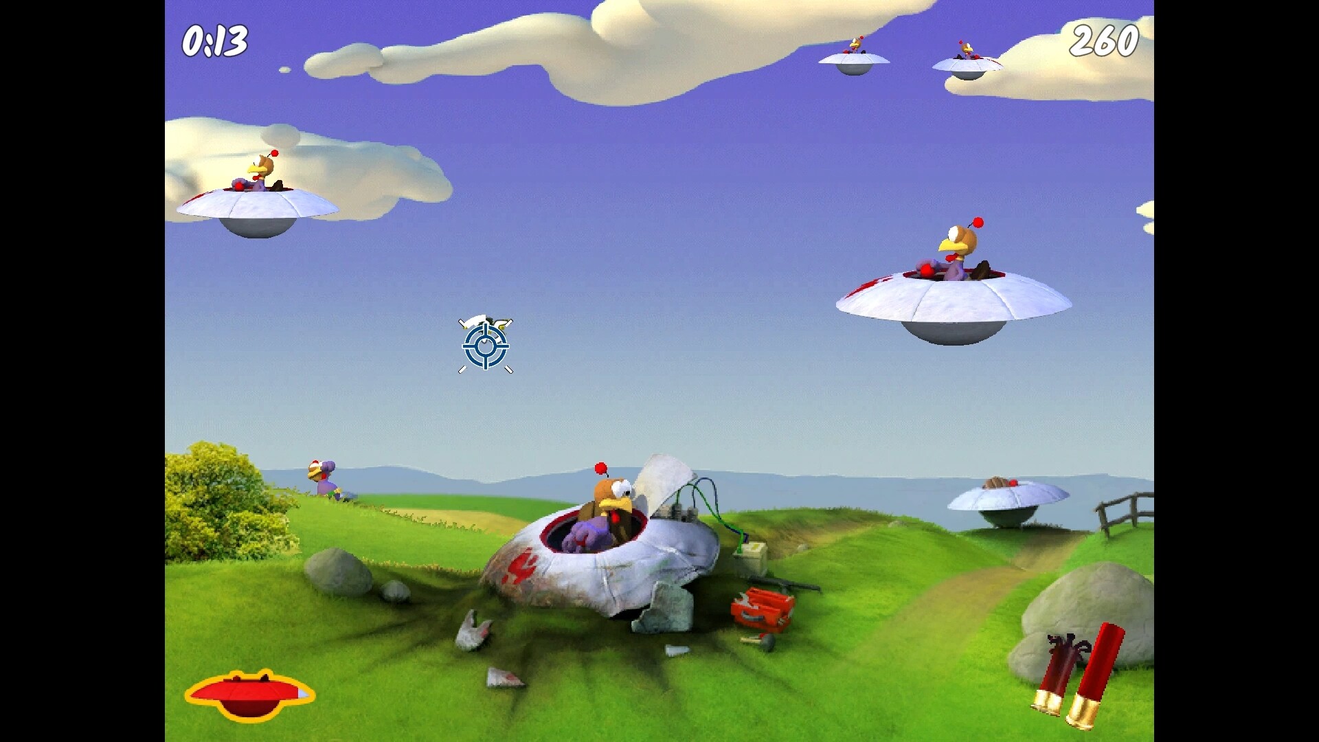 Moorhuhn Invasion - Crazy Chicken Invasion screenshot 5