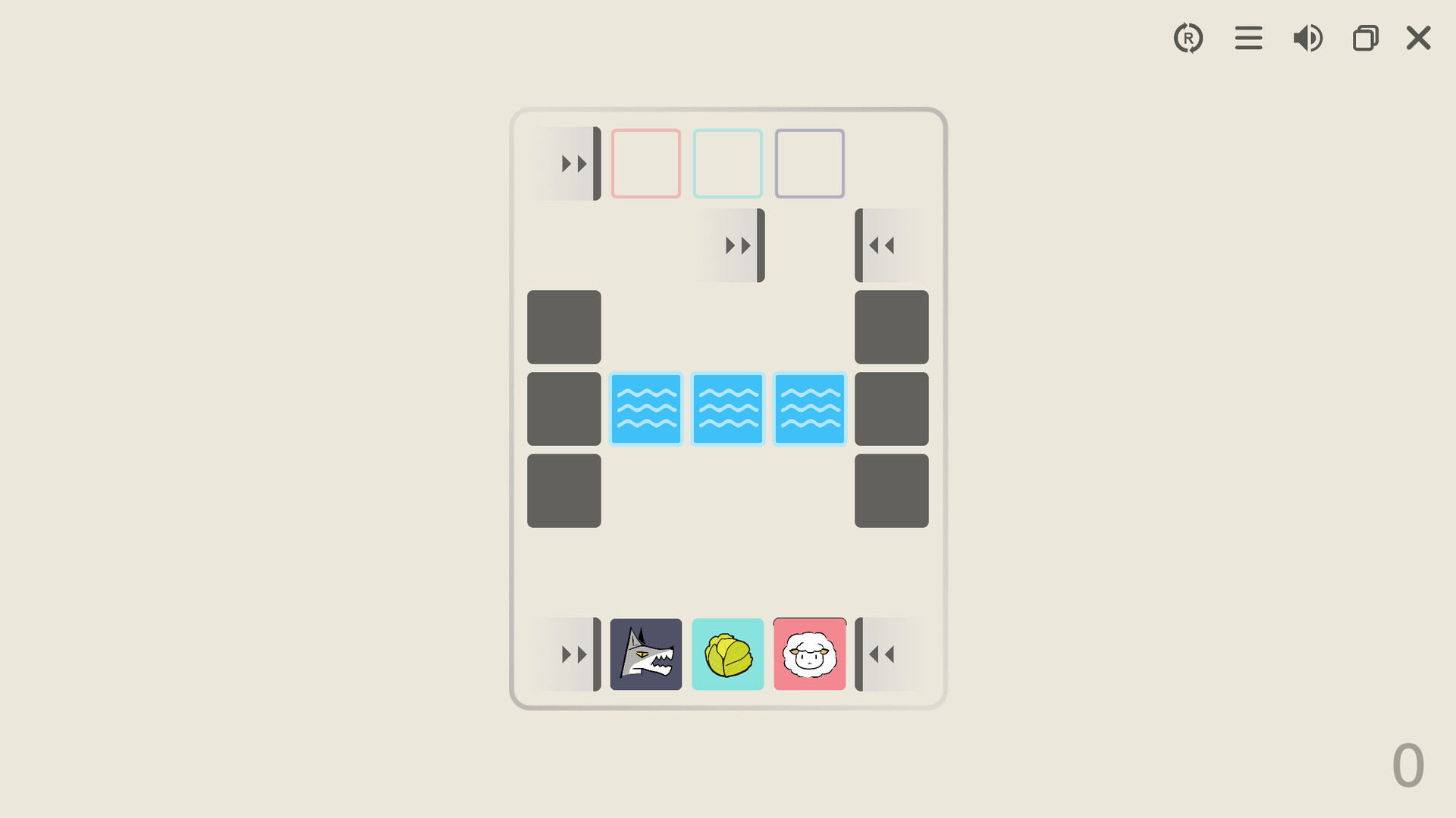 Wolf Sheep Cabbage screenshot 7