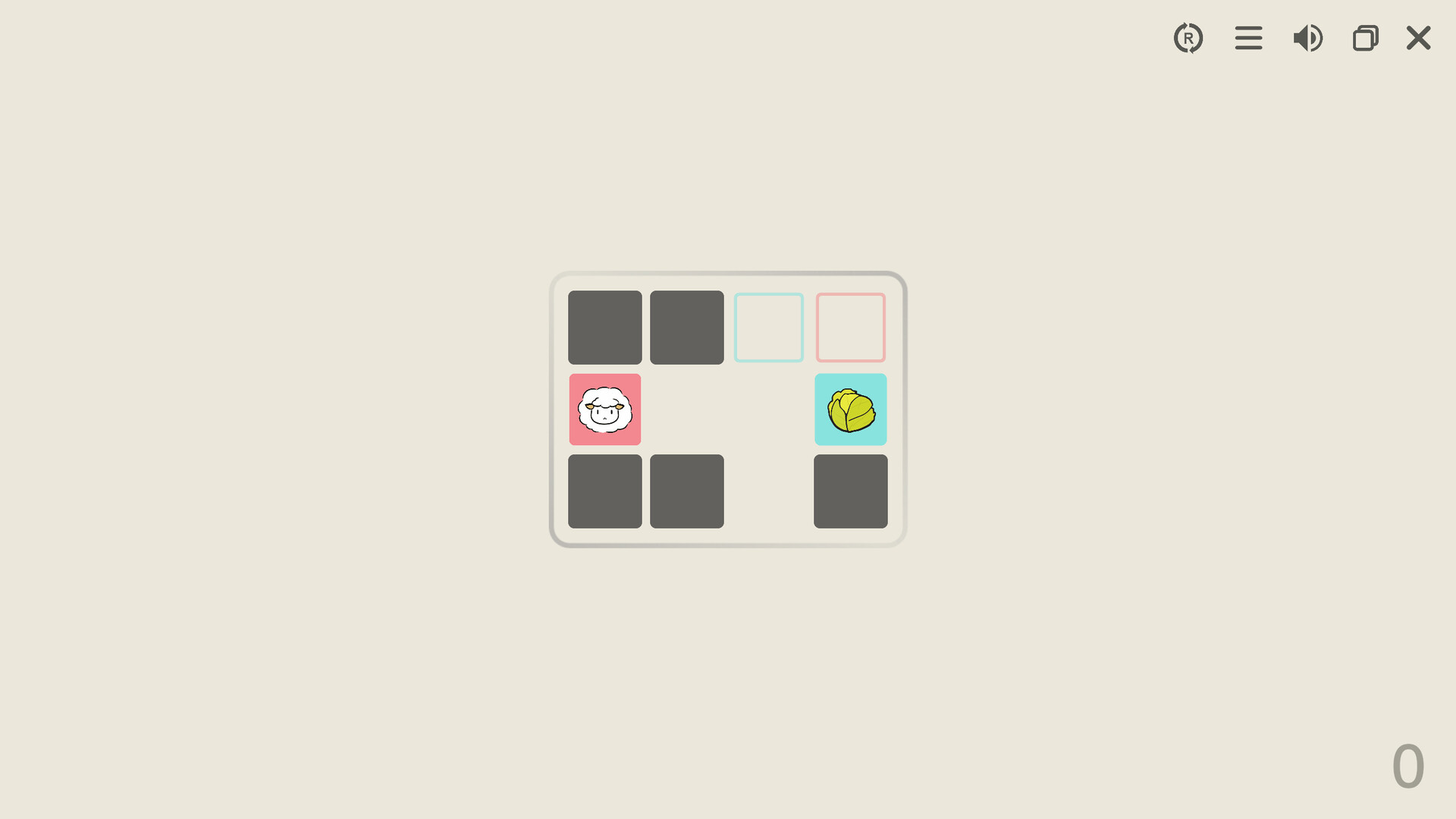 Wolf Sheep Cabbage screenshot 1