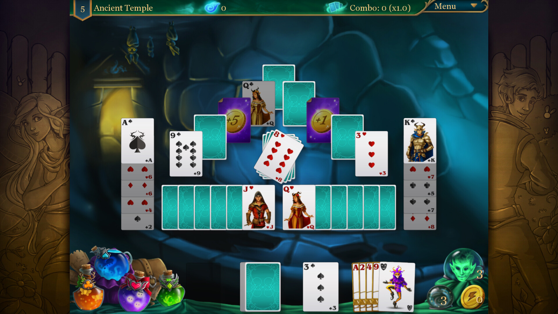 Magic Cards Solitaire 2 - The Fountain of Life screenshot 5