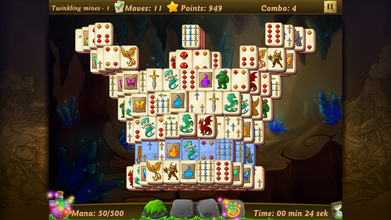 Elves vs Goblins Mahjongg World screenshot 6
