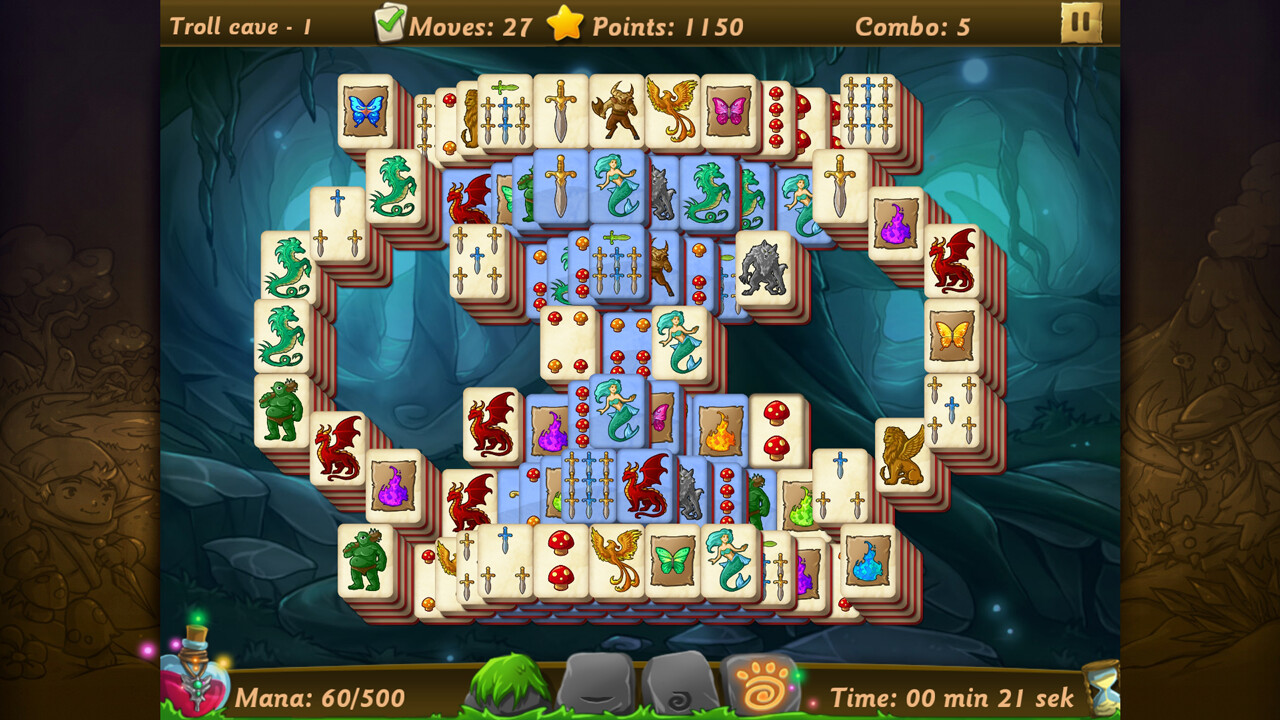 Elves vs Goblins Mahjongg World screenshot 1
