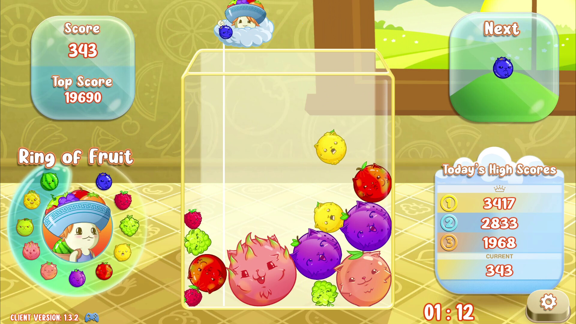 My Suika – Kyo’s Fruit Merge screenshot 1