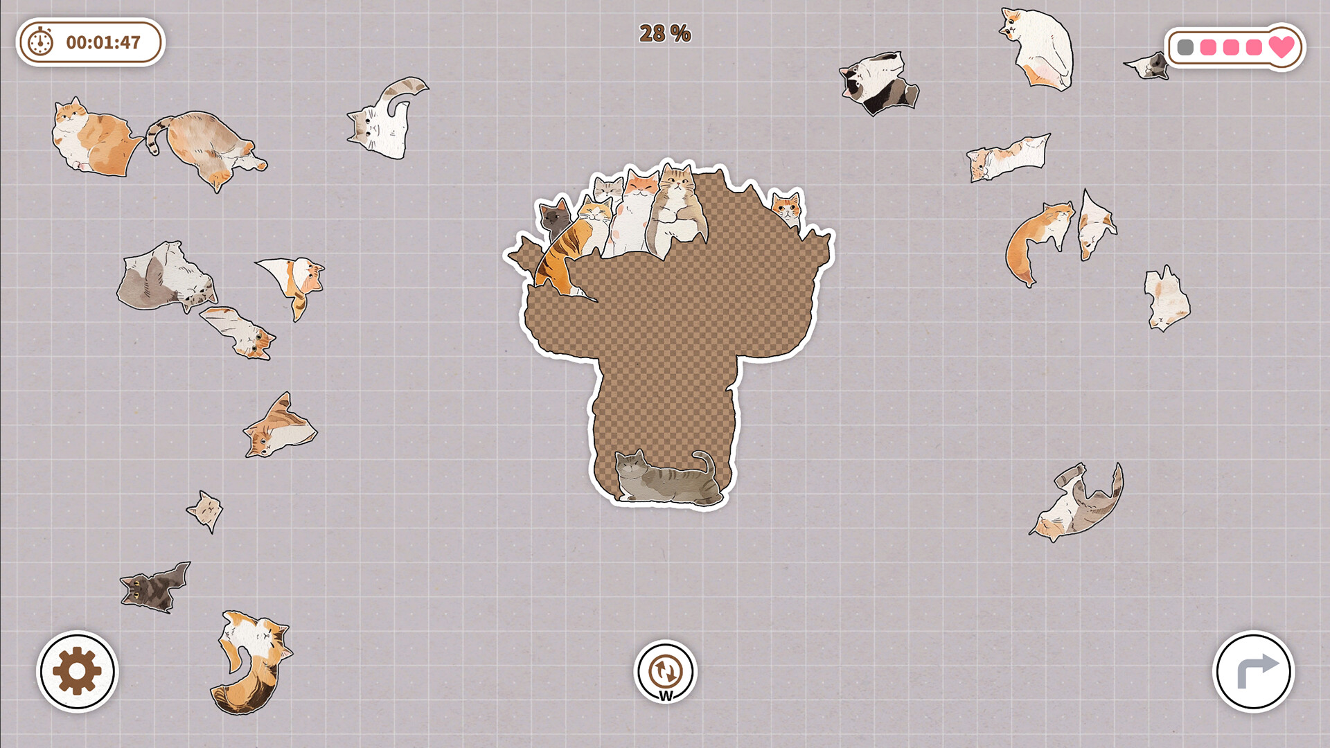 Cats Huddled Together 挤在一起的猫猫们 screenshot 12