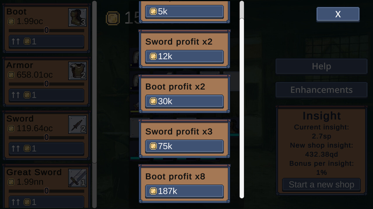 Weapon Shop Decillionaire screenshot 2
