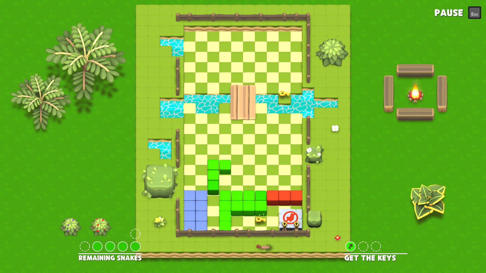 Snaketris: Rescue 'em all screenshot 2