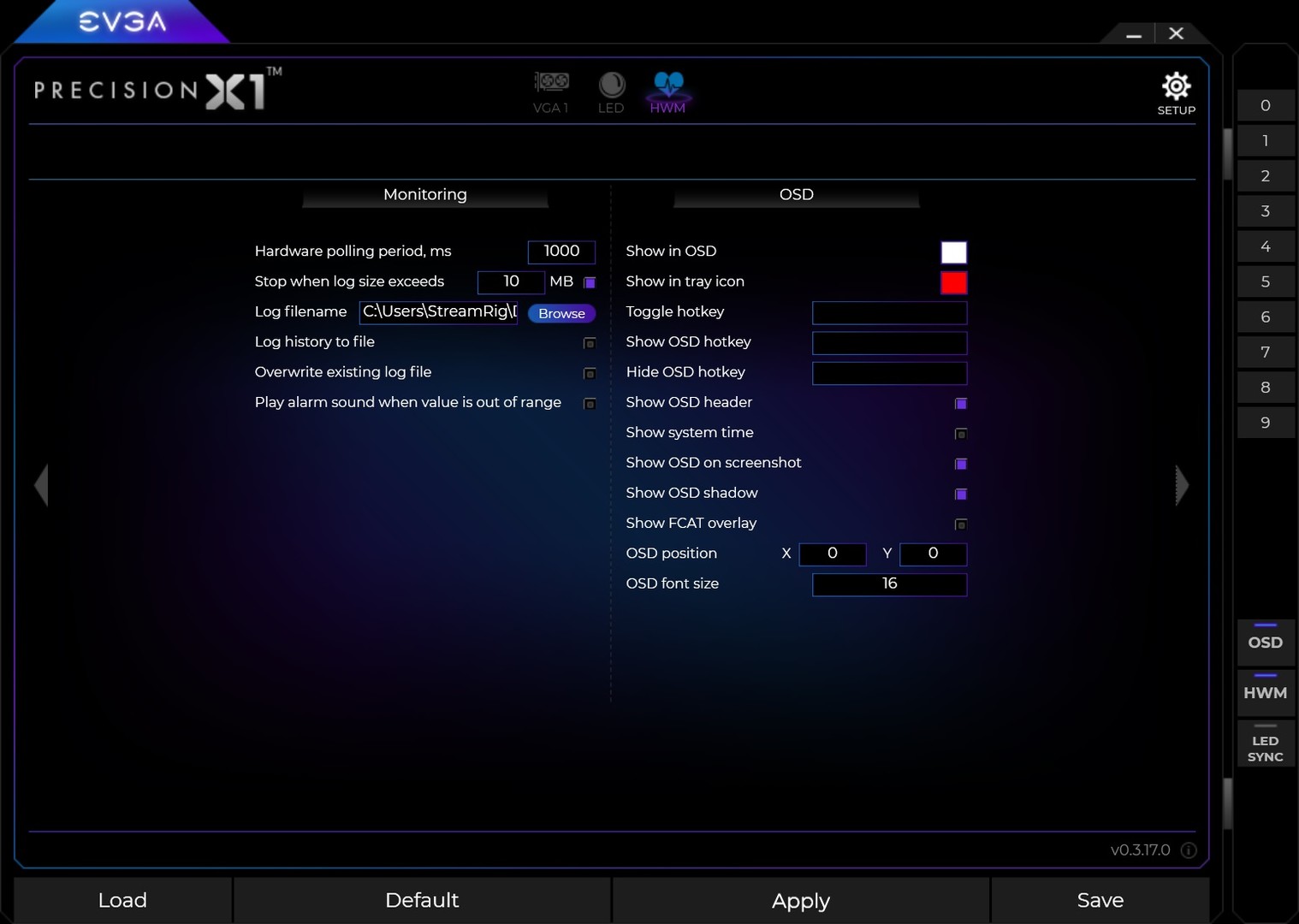 EVGA Precision X1 screenshot 3