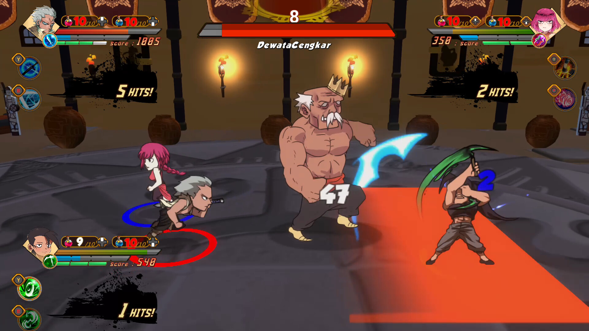 Unrivaled Heroes: 2.5D Brawler screenshot 1