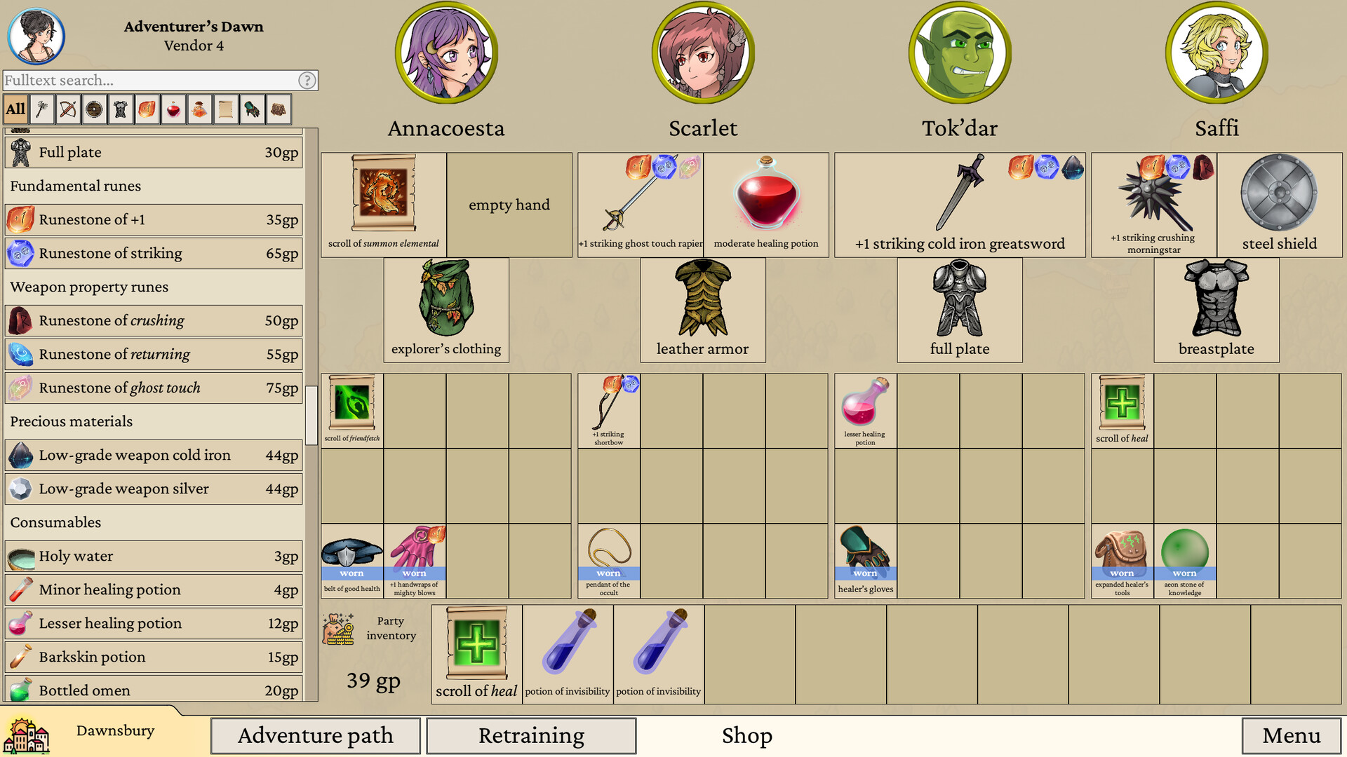 Dawnsbury Days screenshot 10