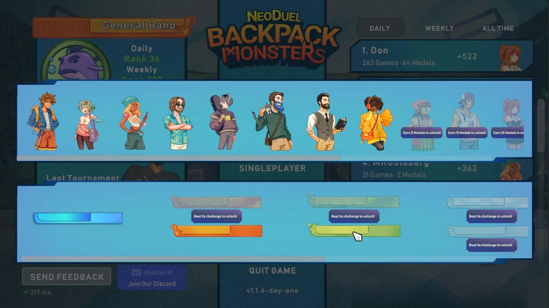 NEODUEL: Backpack Monsters screenshot 5
