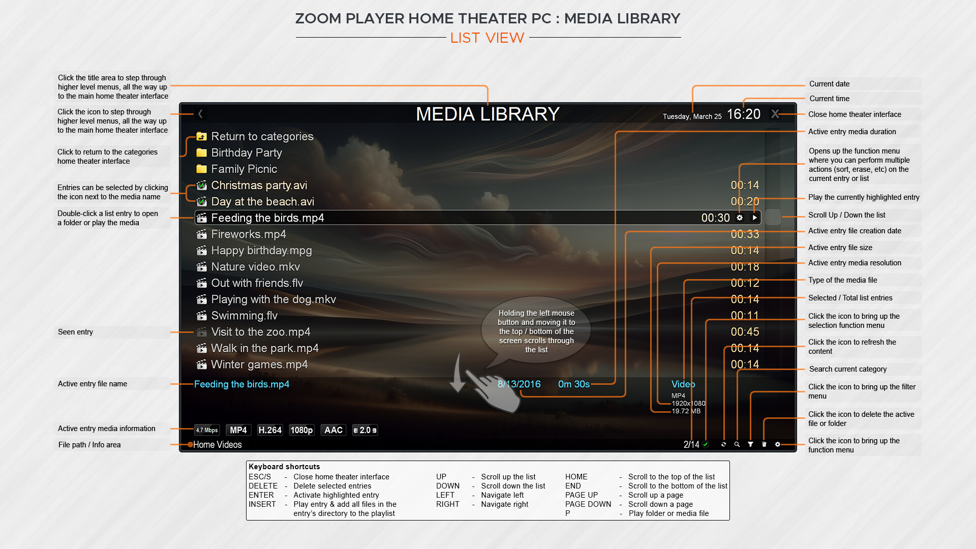 Zoom Player : Steam Edition screenshot 24