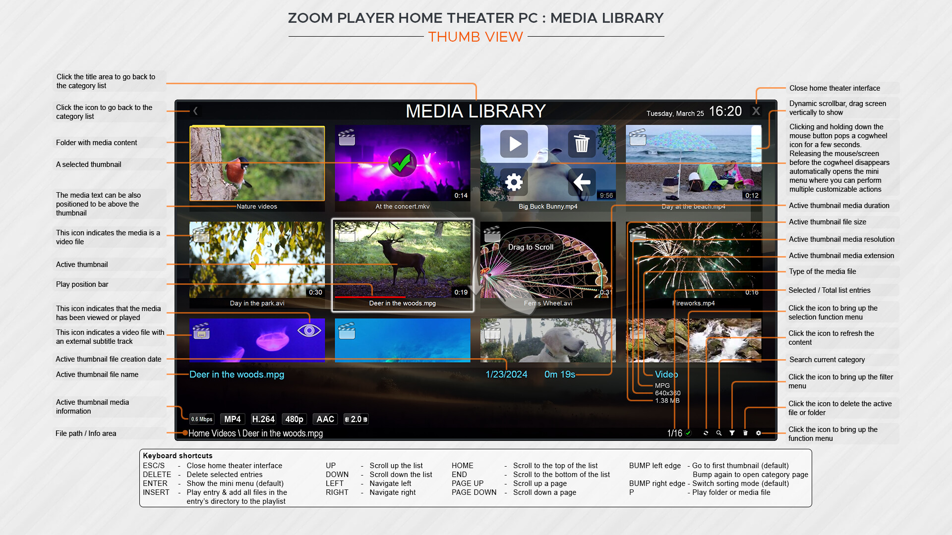 Zoom Player : Steam Edition screenshot 23
