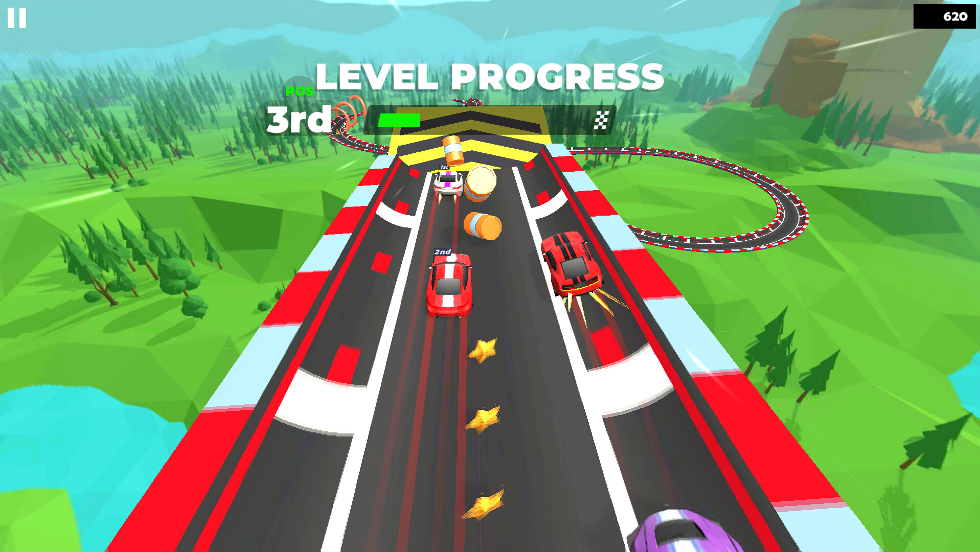 Skyline Sprint: Turbo Tracks screenshot 1