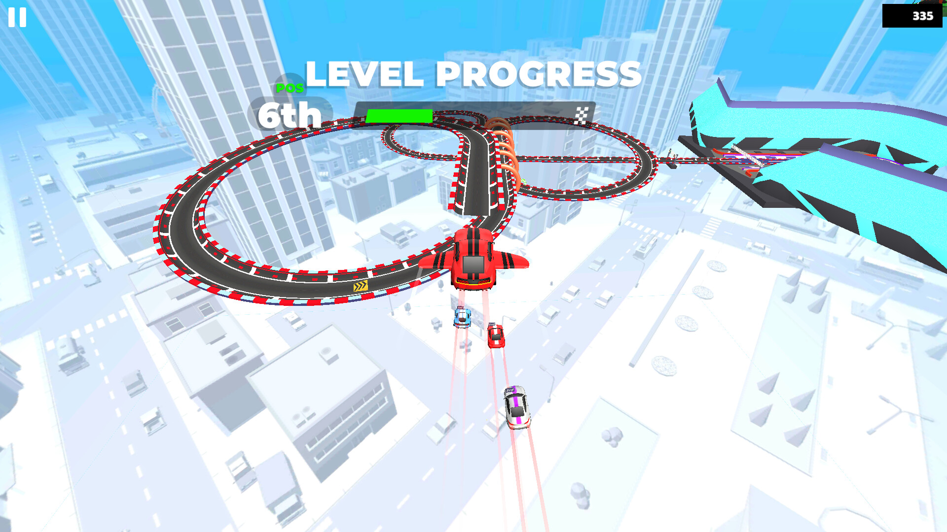 Skyline Sprint: Turbo Tracks screenshot 9