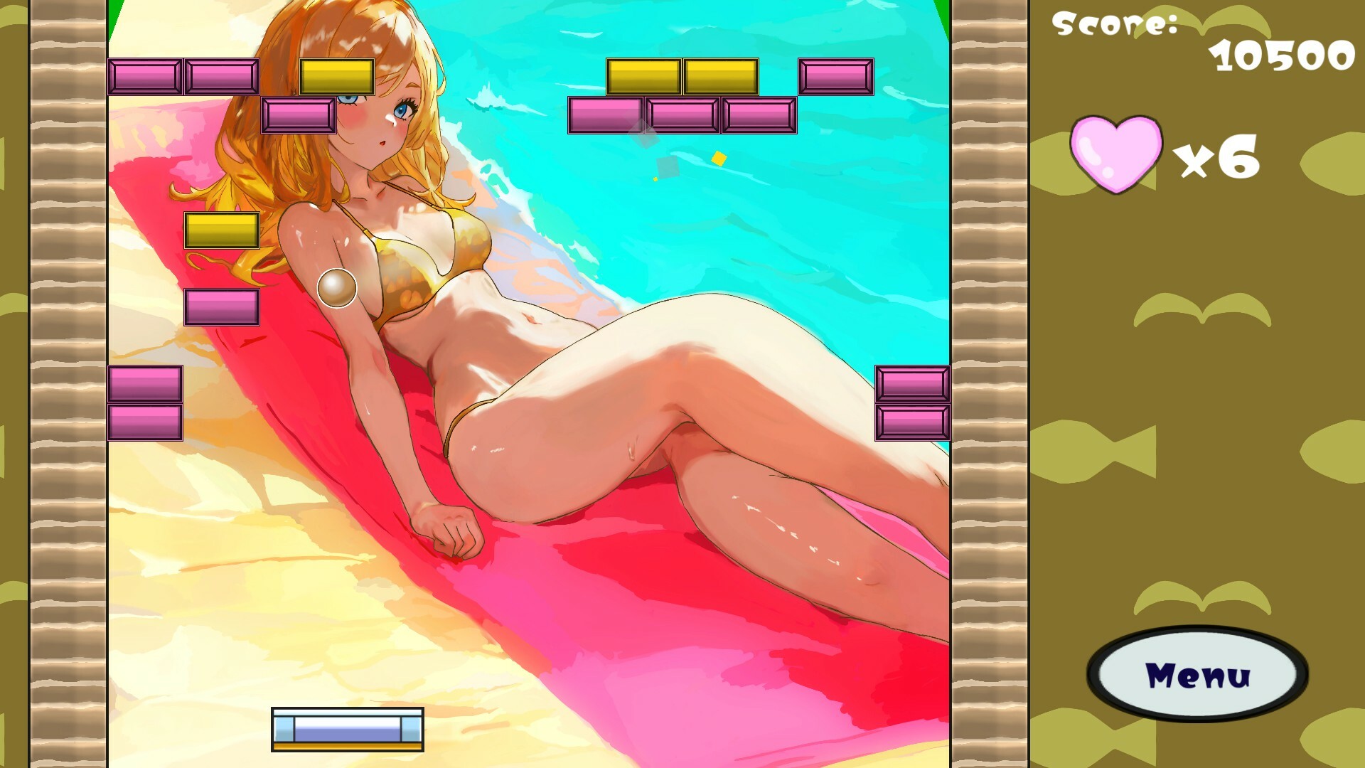 Beach Girl Block Crush!! screenshot 2
