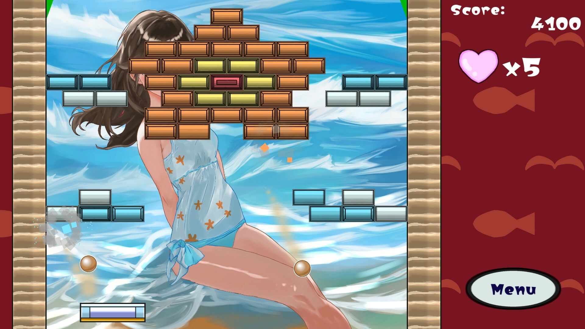 Beach Girl Block Crush!! screenshot 6