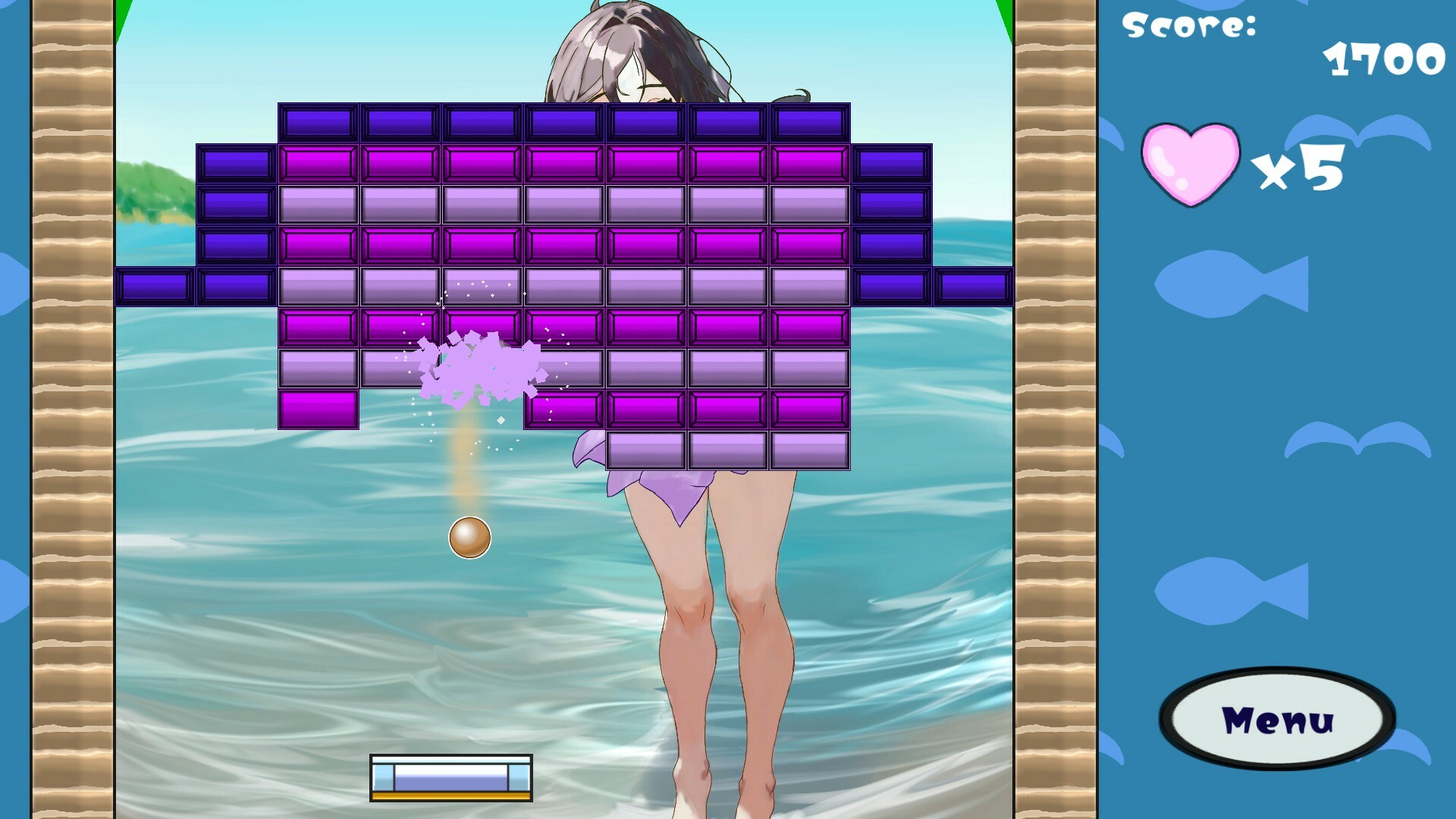 Beach Girl Block Crush!! screenshot 3