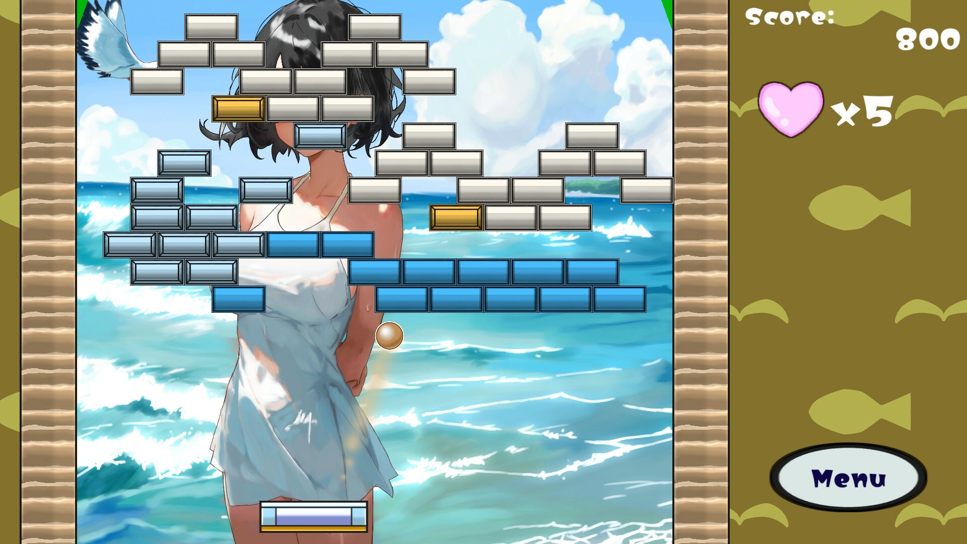 Beach Girl Block Crush!! screenshot 5