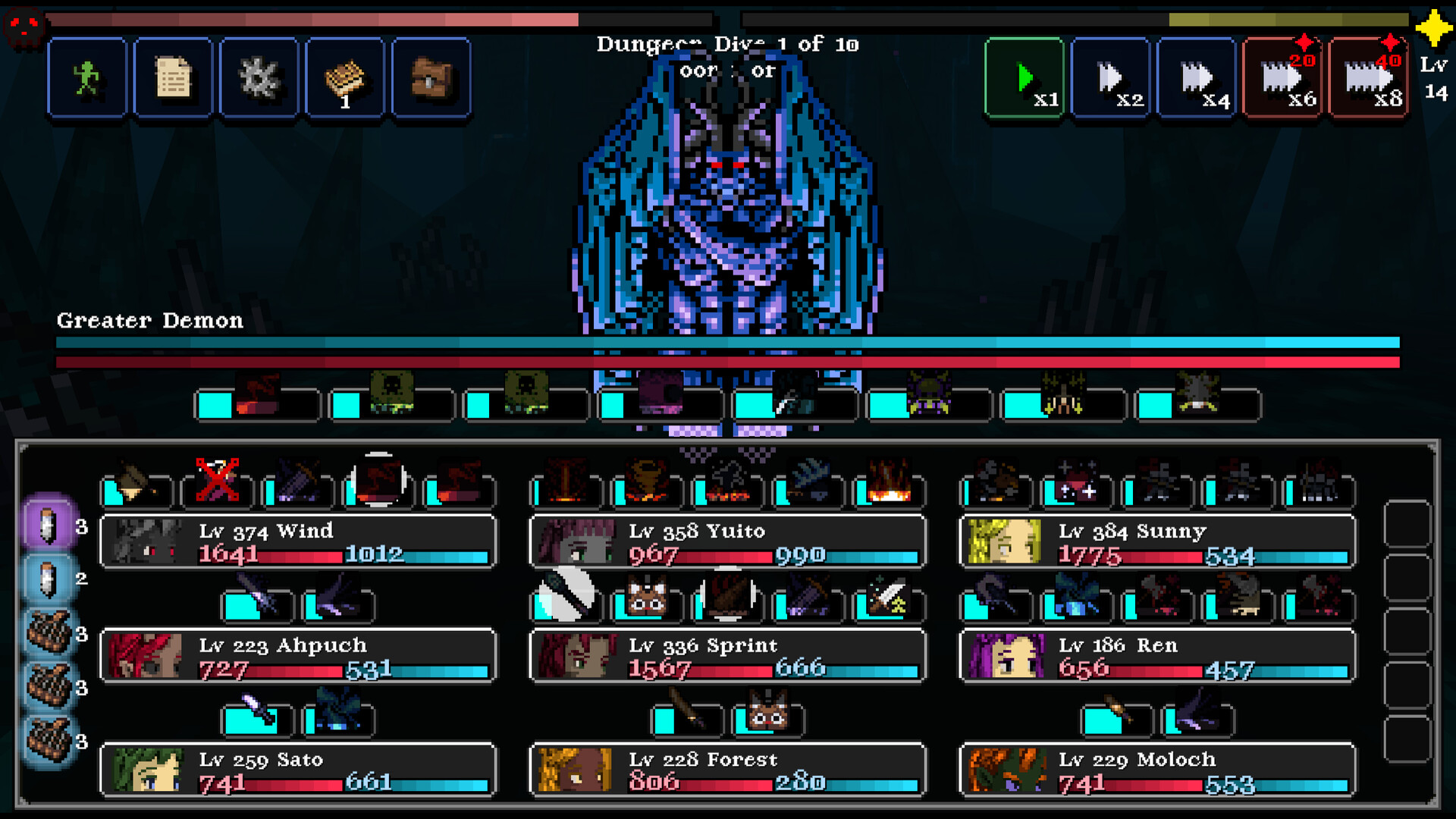 Legends of Dragaea: Idle Dungeons screenshot 1