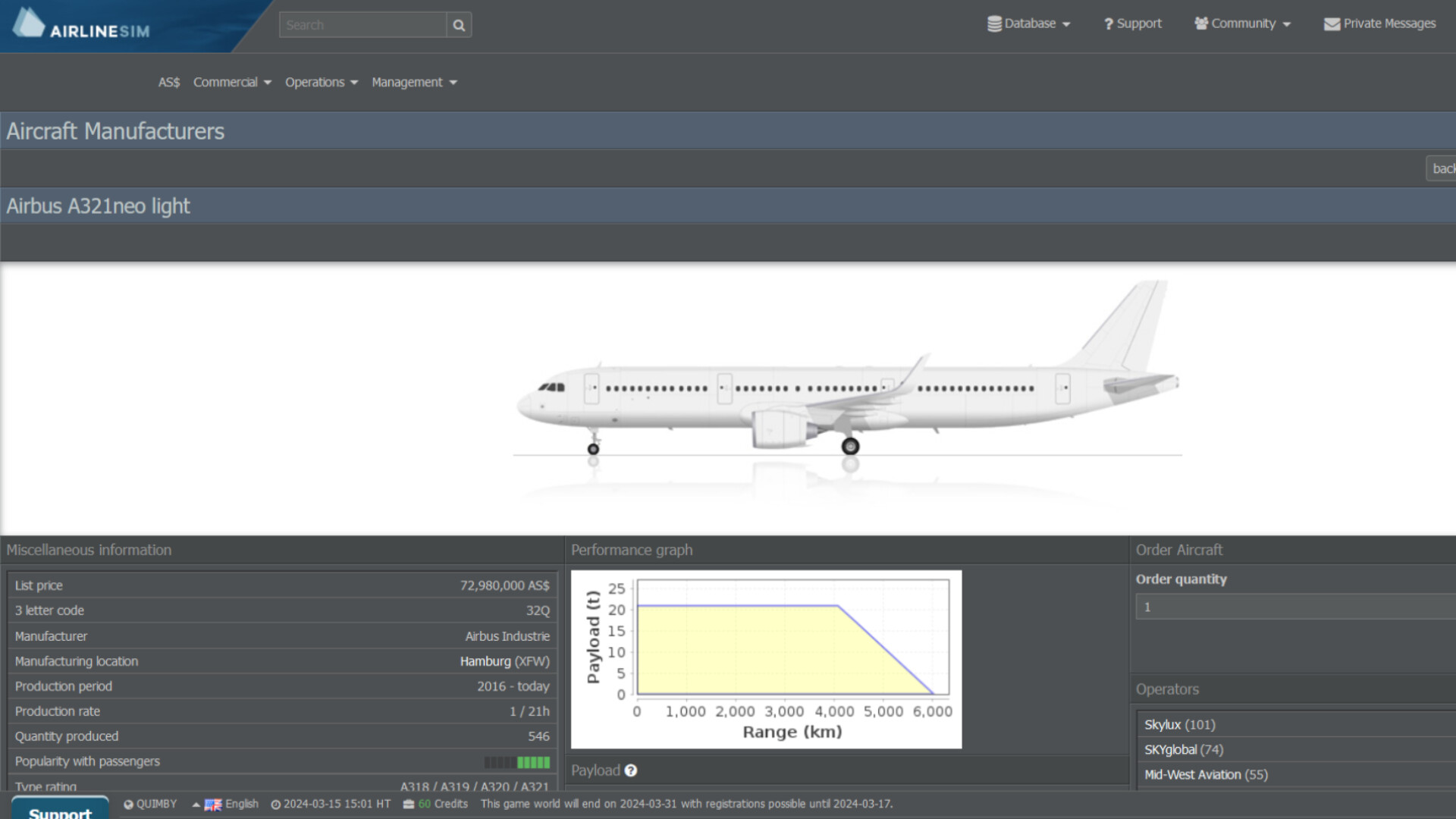 AirlineSim screenshot 2