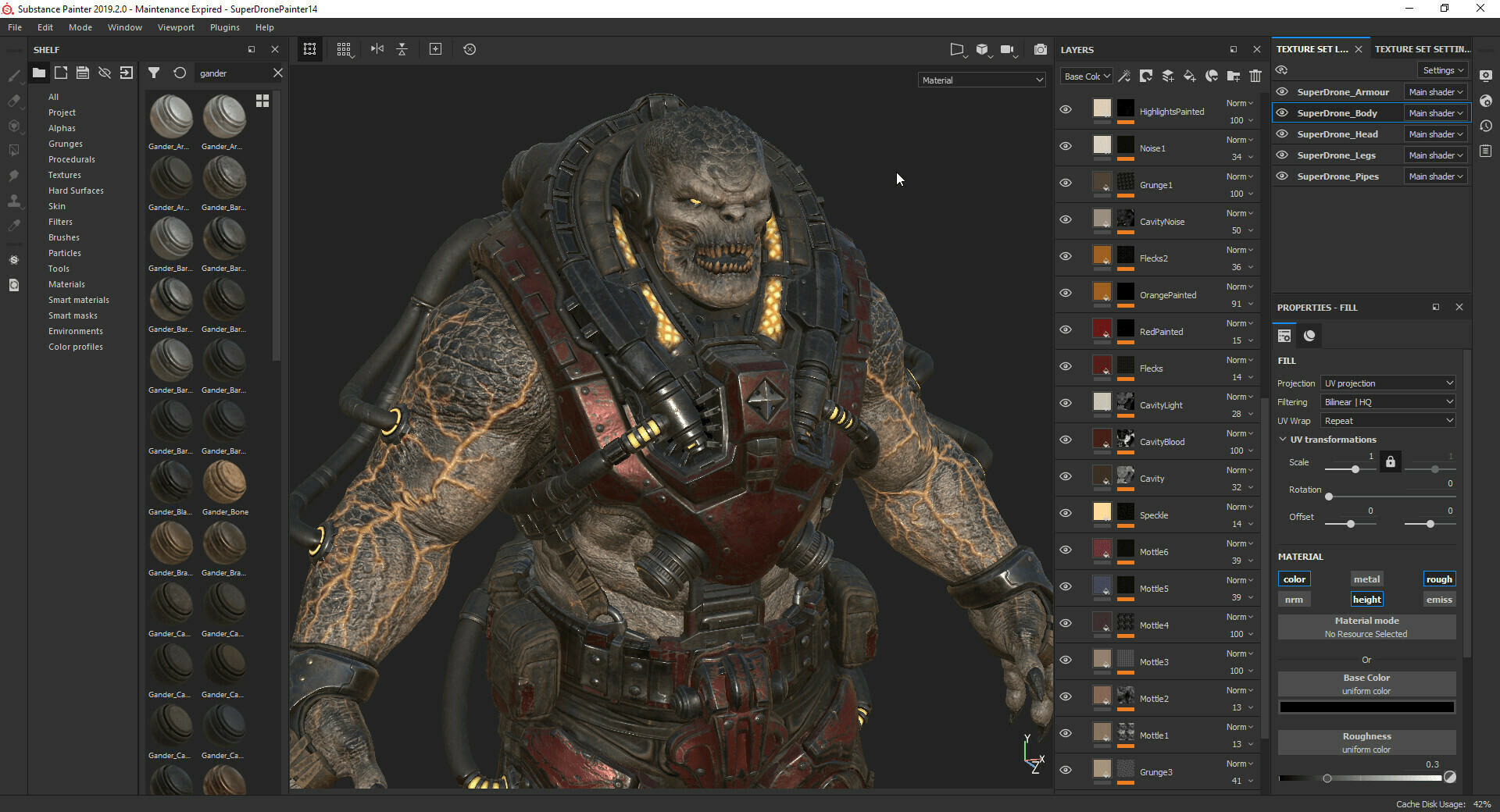 Substance 3D Painter 2024 screenshot 1