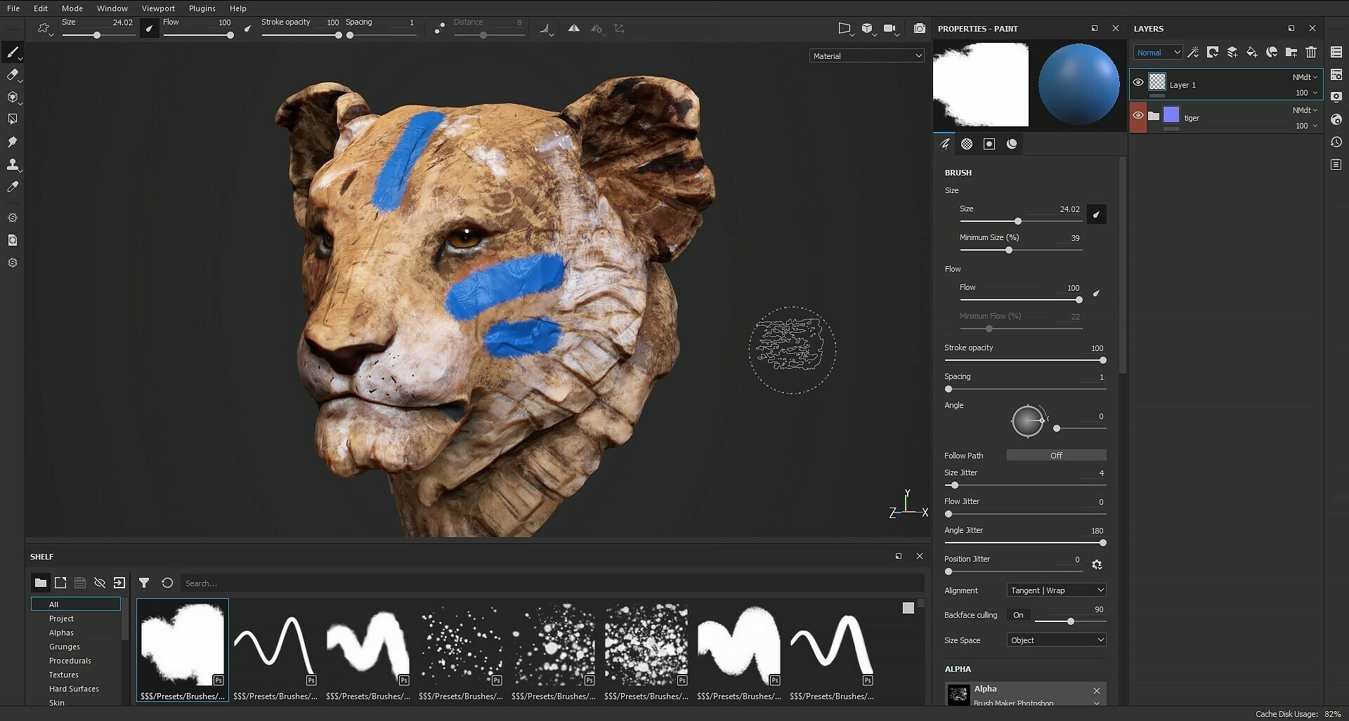 Substance 3D Painter 2024 screenshot 2