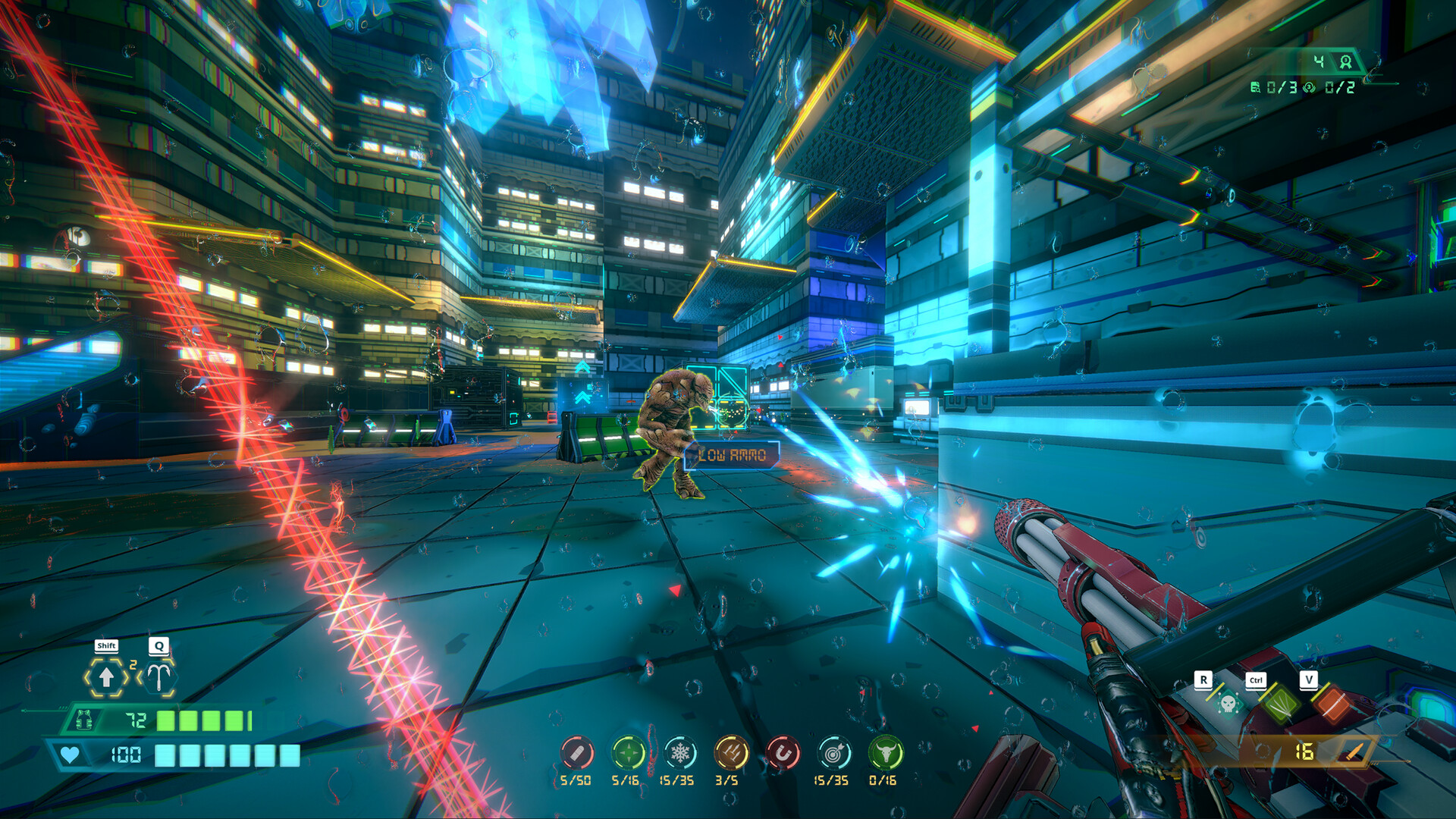 Neon Extermination screenshot 1
