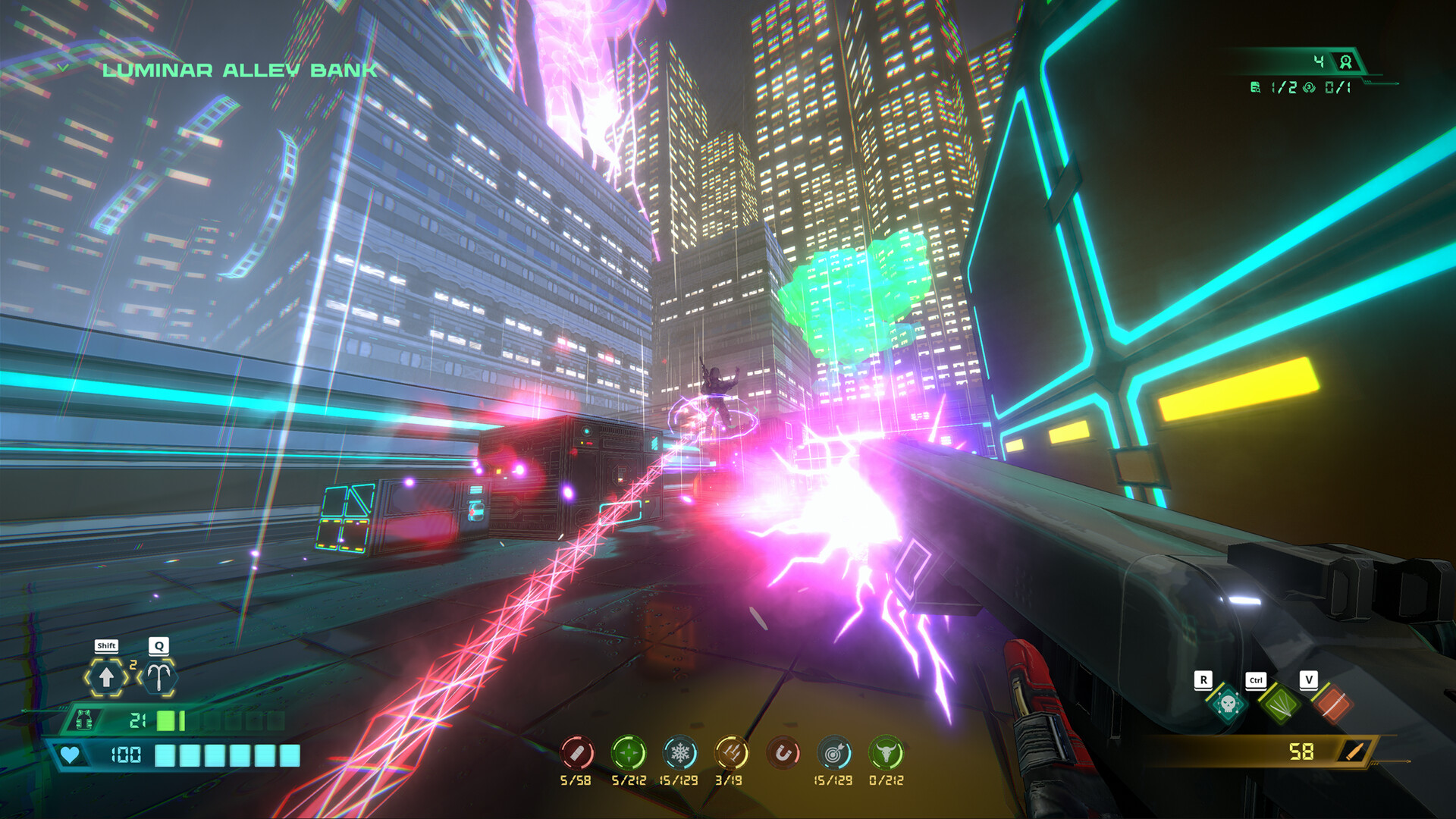 Neon Extermination screenshot 5