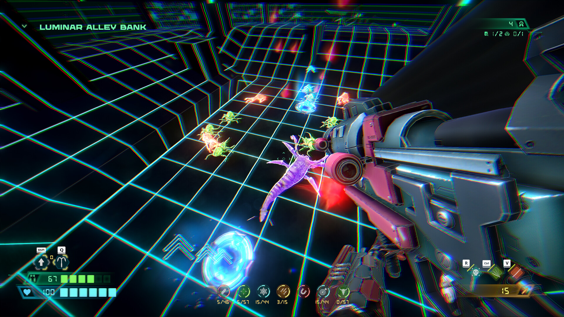 Neon Extermination screenshot 2