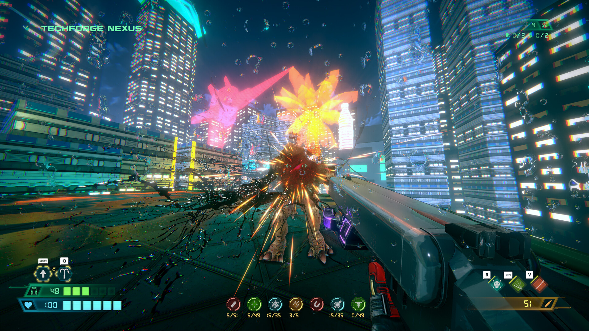 Neon Extermination screenshot 4