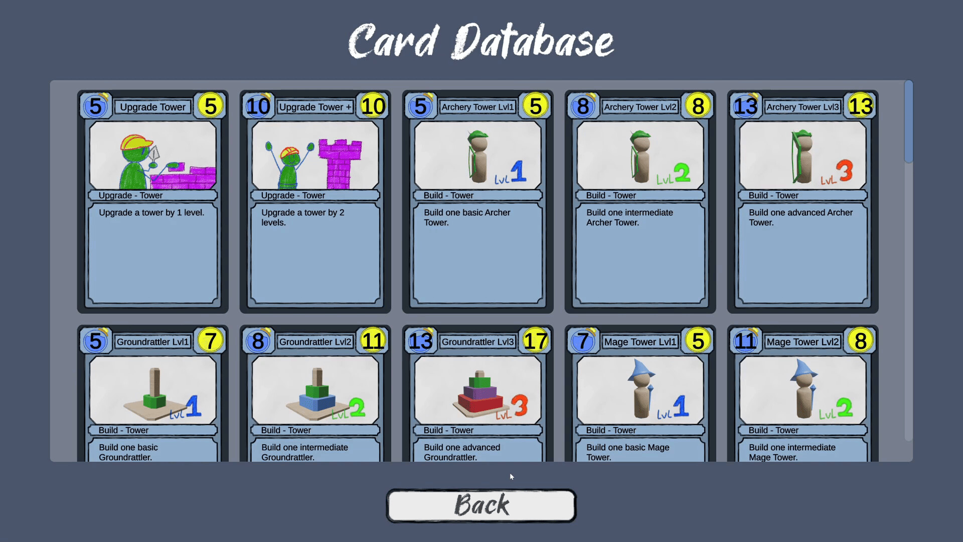 Card TD screenshot 2