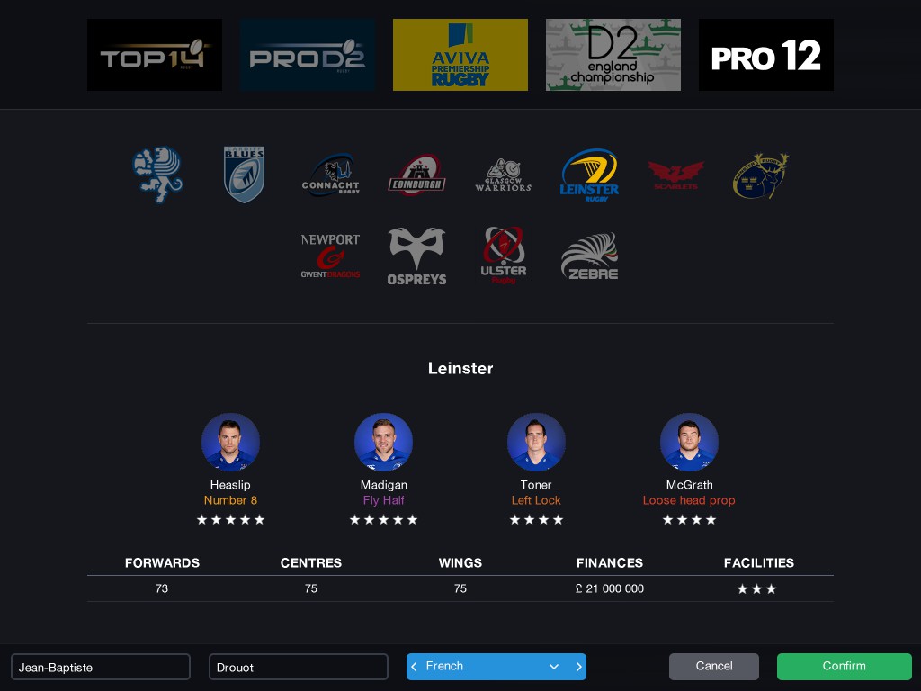 Pro Rugby Manager 2015 screenshot 7