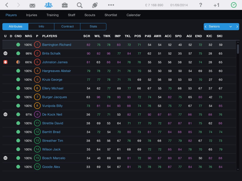 Pro Rugby Manager 2015 screenshot 12